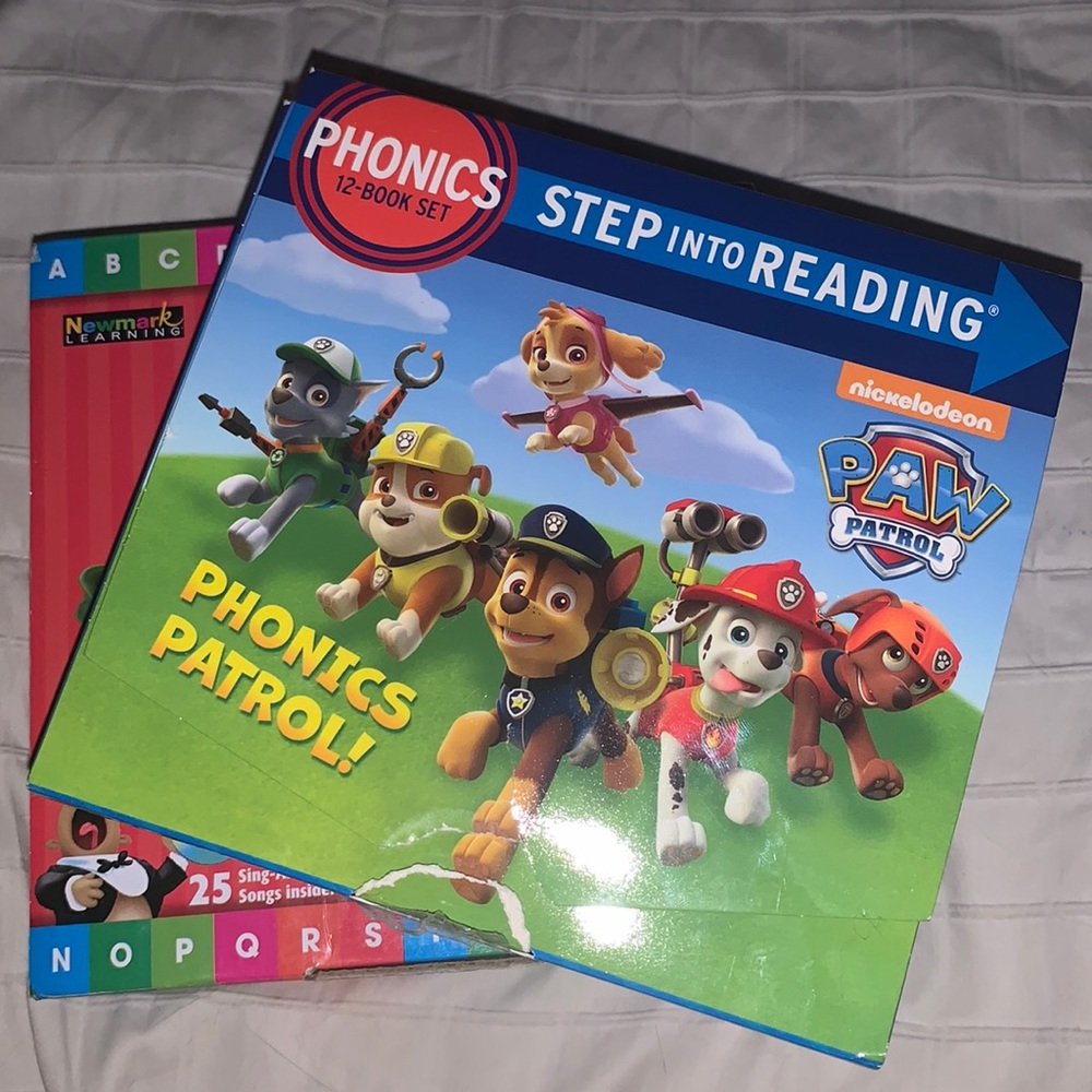 ABC and Step into reading phonics books